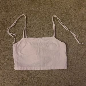 light pink brandy melville john galt top